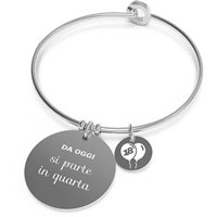 Bracciale 10 Buoni Propositi Donna in Acciaio B-5177 - B-5177